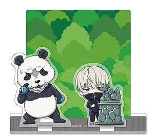 Jujutsu Kaisen Acrylic Diorama Inumaki & Panda (Anime Toy)