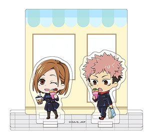 Jujutsu Kaisen Acrylic Diorama Itadori & Kugisaki (Anime Toy)
