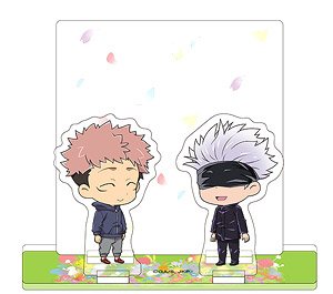Jujutsu Kaisen Acrylic Diorama Itadori & Gojo (Anime Toy)