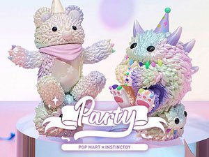 POPMART Muckey & Monster Fluffy Party Set (完成品)