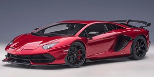 ランボルギーニ アヴェンタドール SVJ (メタリック・レッド) (ミニカー)