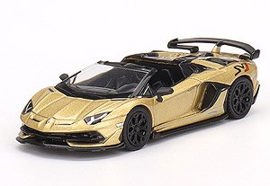 Lamborghini Aventador SVJ Roadster Oro Elios (Gold) (LHD) (Diecast Car)