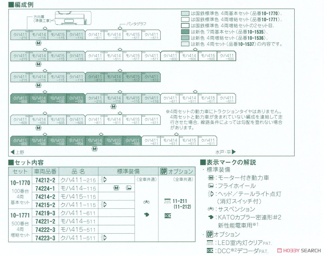 [ Limited Edition ] Series 415-100 (Joban Line, J.N.R. Standard Color) Standard Four Car Set (Basic 4-Car Set) (Model Train) About item4