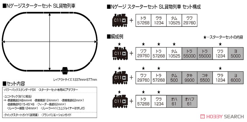 N Scale Starter Set Steam Locomotive/Freight Car Train (5-Car Set + Master1[M1]) (Model Train) About item1