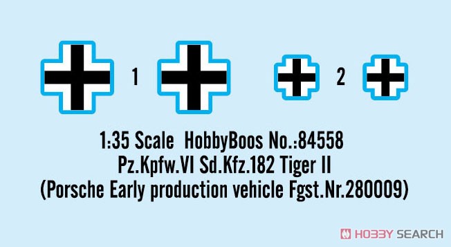 Pz.Kpfw.VI Sd.Kfz.182 TigerII (Porsche Early Production Vehicle Fgst.Nr.280009) (Plastic model) Other picture2