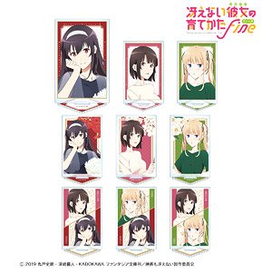 Saekano: How to Raise a Boring Girlfriend Fine [Especially Illustrated] Trading Acrylic Stand [Utaha Birthday 2022 Ver.] (Set of 9) (Anime Toy)
