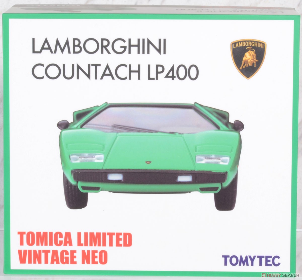 TLV-N Lamborghini Countach LP400 (Green) (Diecast Car) Package1