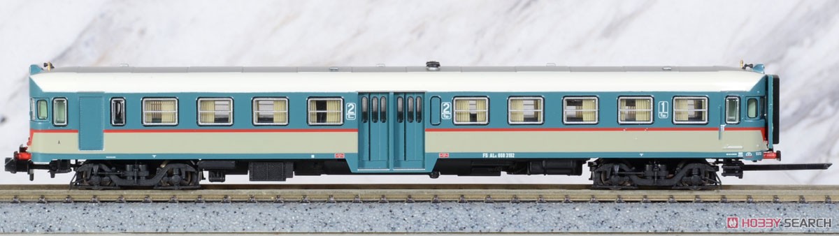 FS, 2-units pack ALn 668 3100 series (1 double door) original livery, flat windows, ep. V (2-Car Set) (Model Train) Item picture1