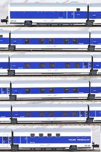 SNCF/RENFE, Talgo Trenhotel `Francisco de Goya` set base de seis coches (blue and white livery), 6-unit set (6-Car Set) (Model Train)
