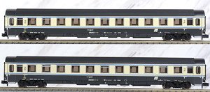 FS, 2-unit UIC-Z1 UIC-Z1 2nd class, grey/beige with blue stripes, ep.IV-V (2両セット) (鉄道模型)