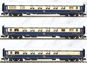 VSOE, 3-unit pack `Pullmancoaches` , blue/cream livery, period IV-V (3両セット) ★外国形モデル (鉄道模型)