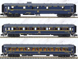 CIWL, 3-unit pack `Train Bleu`, set 1/2 (fourgon + 2x Lx), ep.III (3両セット) ★外国形モデル (鉄道模型)