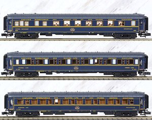 CIWL, 3-unit pack `Train Bleu`, set 2/2 (restaurant + 2x Lx), ep.III (3両セット) ★外国形モデル (鉄道模型)