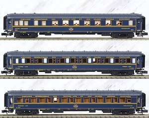CIWL, 3-unit pack `Train Bleu`, set 2/2 (restaurant + 2 x Lx), ep. III (3-Car Set) (Model Train)