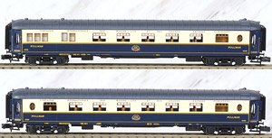 CIWL, 2-unit pack of Pullman coaches `Flech d`Or`, ep.III (2両セット) ★外国形モデル (鉄道模型)