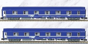 SNCF, 2-unit set T2, blue with logo nouille livery, ep.IV-V (2両セット) ★外国形モデル (鉄道模型)