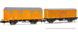 RENFE, 2-unit set J-300.000 + J2, Rescue train, orange livery, period IV (2-Car Set) (Model Train)