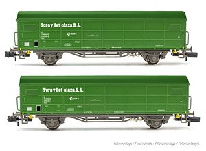 RENFE, 2-unit set JPD wagon, green livery, period V `Toro y Betolaza` (2両セット) ★外国形モデル (鉄道模型)