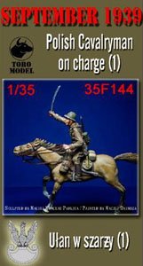 September 1939 Polish Cavalryman on Charge (1) (Plastic model)