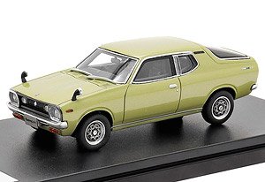 NISSAN Cherry F-II 1400 COUPE GX (1974) オリーブグリーンメタリック (ミニカー)