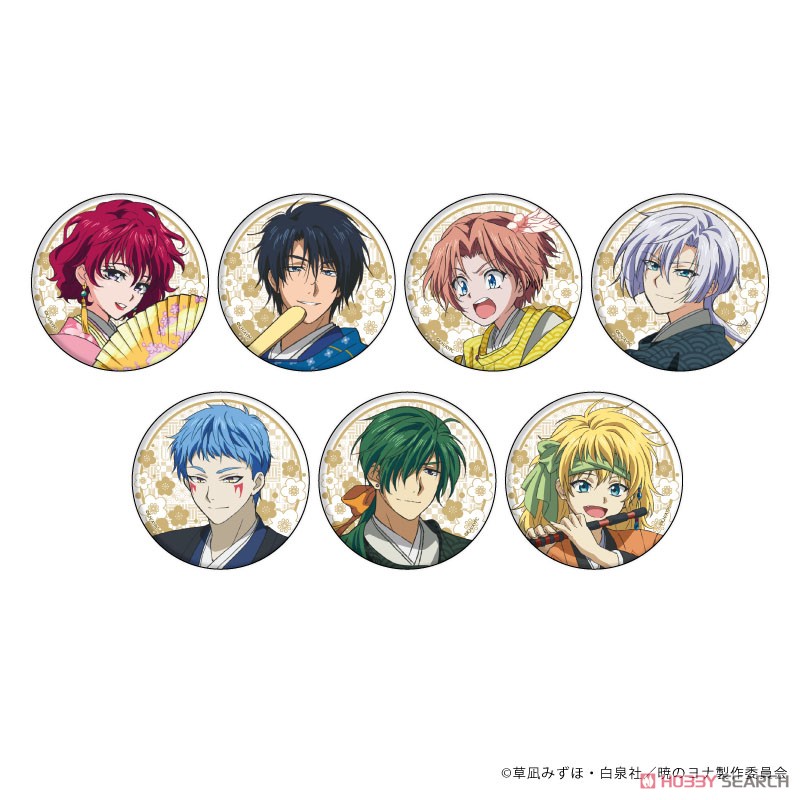 Can Badge [Akatsuki no Yona: Yona of the Dawn] 07 Hinamatsuri Ver. ([Especially Illustrated]) (Set of 7) (Anime Toy) Item picture1