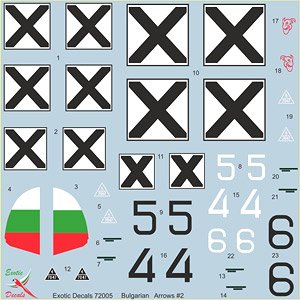 Bulgarian Arrows #2 Bf 109 E-3a in Bulgarian Service - Part 2 (Decal)