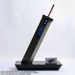 Final Fantasy VII Remake Digital Clock - Buster Sword (Anime Toy)