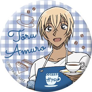 名探偵コナン ゼロの日常 ちょいデカ缶バッジ (安室ポアロ) (キャラクターグッズ)