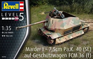 German Tank Destroyer Marder I (FCM 36) (Plastic model)