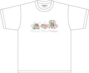 Hatsune Miku Series T-Shirts Pusheen Collaboration (Anime Toy)