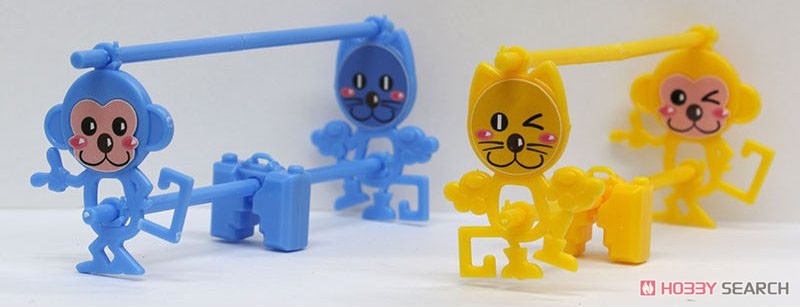 About 1/24 Plastic Model Monkey & Plastic Model Cat Barricades for Road Construction (Plastic model) Item picture1