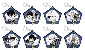 Blue Lock Trading Print Rubber Key Ring (Set of 8) (Anime Toy)