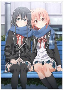 My Teen Romantic Comedy Snafu Too! Visual Acrylic Plate Yukino Yukinoshita & Yui Yuigahama School Uniform Ver. (Anime Toy)