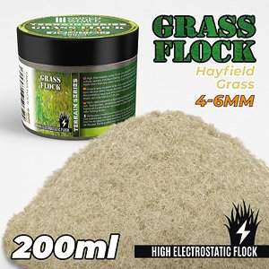 スタティックグラス 4～6mm 干し草 (200ml) (素材)