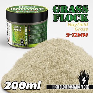 スタティックグラス 9～12mm 干し草 (200ml) (素材)