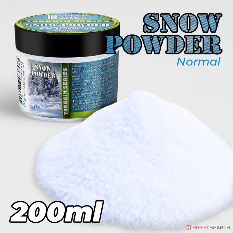 ジオラマ素材 リアルスノーパウダー 新雪用 (200ml) (素材) 商品画像1