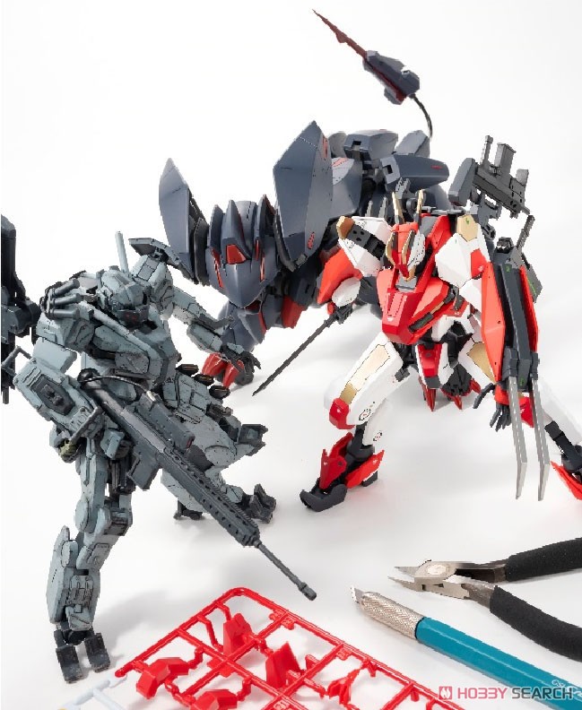 作りたくなる！境界戦機プラモデル製作指南書 (付録：水転写式デカール 境界戦機 HJ Ver.) (書籍) その他の画像1