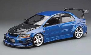 Voltex Evo IX Carbon Bonnet Ver. Blue (Diecast Car)