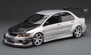 Voltex Evo IX Carbon Bonnet Ver. Silver (Diecast Car)