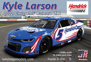NASCAR 2022 Chevrolet Camaro ZL1 Hendrick Motorsports `Kyle Larson` (Model Car)