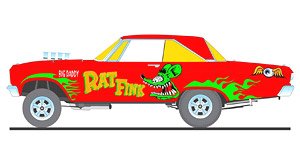 1965 Ford Mustang A/FX - Batcar - NHRA 1966 Summer Nationals Champion (ミニカー)