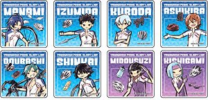 Chara Acrylic Badge [Yowamushi Pedal Glory Line] 02 Rival School Ver. (Graff Art) (Set of 8) (Anime Toy)