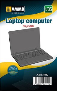 ノートパソコン (3個入) (プラモデル)