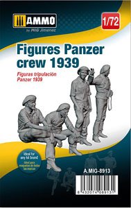 Figuras Panzer Crew 1939 (Set of 4) (Plastic model)