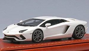 Lamborghini Aventador S 2017 ビアンコオパリス (パールホワイト) (ミニカー)