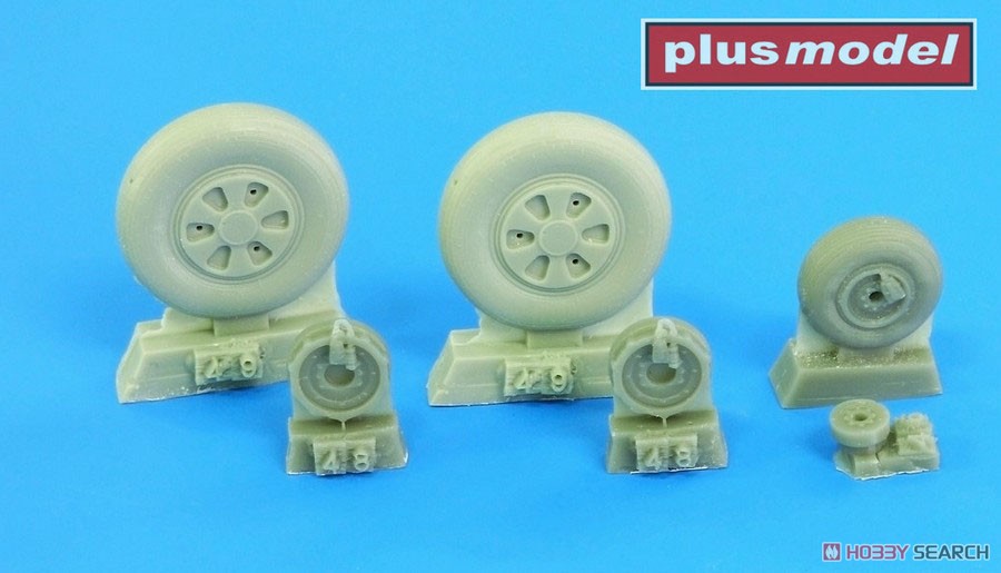 Mig-21 Wheels Early Version (Plastic model) Item picture1