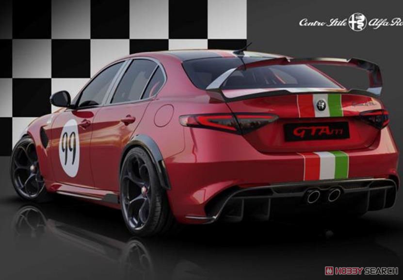 Alfa Romeo Giulia GTAM 2021 Rosso GTA ケース無 (ミニカー) その他の画像2