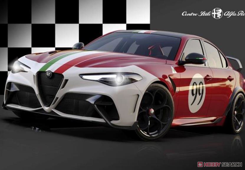 Alfa Romeo Giulia GTAM 2021 Rosso GTA ケース付 (ミニカー) その他の画像1