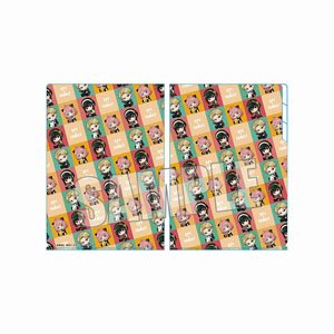 Gyugyutto Clear File w/3 Pockets Spy x Family Yellow (Anime Toy)