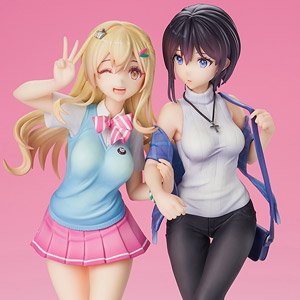 OshiRabu: Waifus Over Husbandos Ren Furutachi & Akuru Hayahoshi w/Bonus Item (PVC Figure)